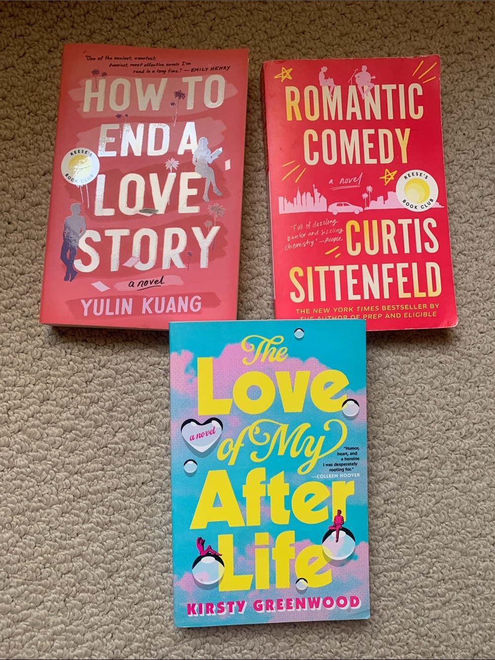 Set of 3 Romance Paperback Novels
